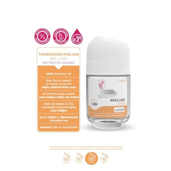 Hassas Ciltler İçin Roll-On Deodorant 50 ml