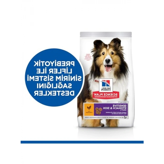 Hassas Deri ve Mide Yetişkin Orta Irk Köpek Maması - Tavuklu, 14 kg