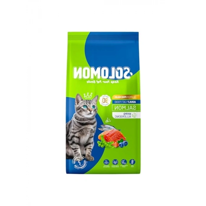 Hipoalerjenik Somonlu Yetişkin Kedi Maması, 9 Kg