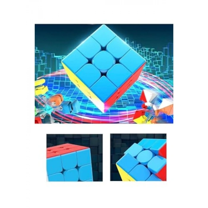 Hızlı Renkli Rubik Küp - 3x3 Zeka Oyunu