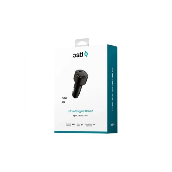 Hızlı Şarj Aleti - 60W PD USB-C Araç İçi