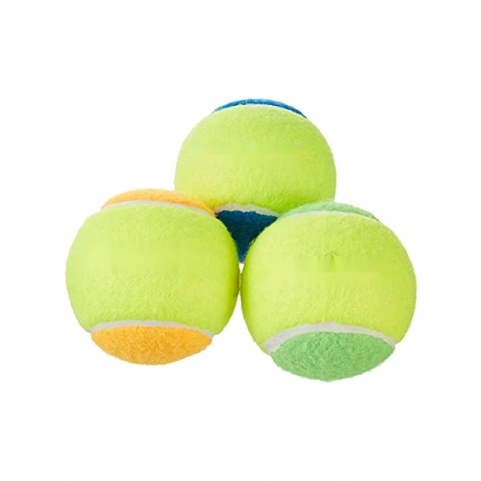 Hobi ve Amatör Kullanım için Renkli Tenis Topu, 3lü Paket