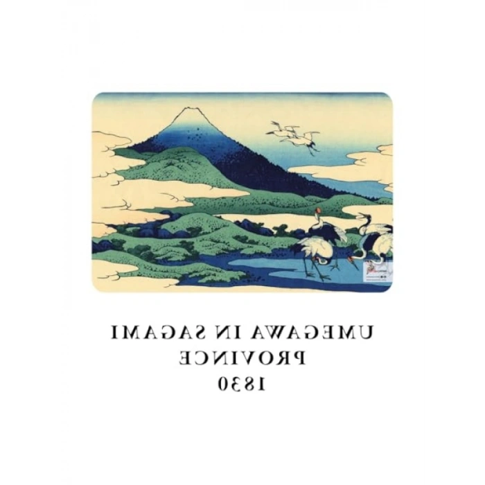 Hokusai Temalı A5 4lü Çizgisiz Defter Seti, 256 Sayfa, Esnek Kapak
