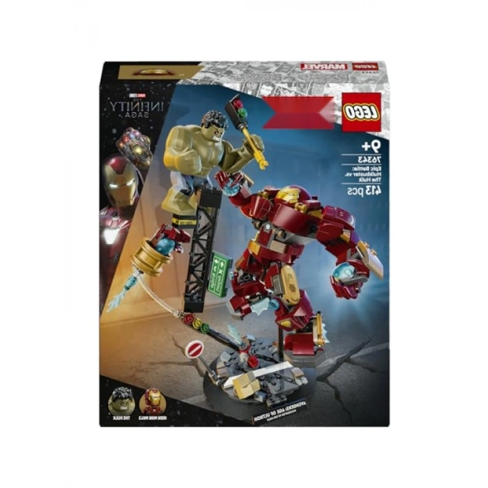 Hulkbuster ile Hulk’a Karşı Savaş Seti, 413 Parça Yaratıcı Oyuncak