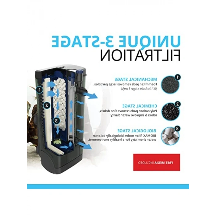 İç Filtre - 55 Litreye Kadar Akvaryumlar İçin, 4,5 W Güç