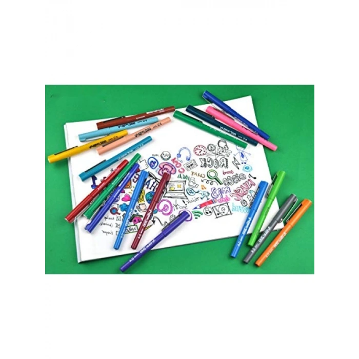 İnce Uçlu Keçe Yazı Kalemi - Magenta, 0,4 mm