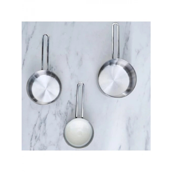 İndüksiyon Uyumlu 3 Parça Mini Sütlük Seti - Farklı Boyutlar
