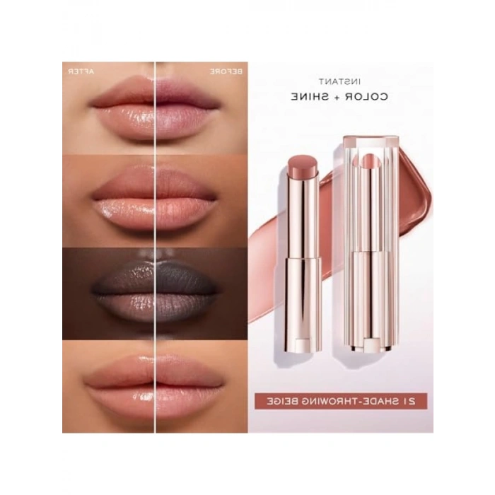 Işıltılı Bej Tonunda Dudak Parlatıcı Balm