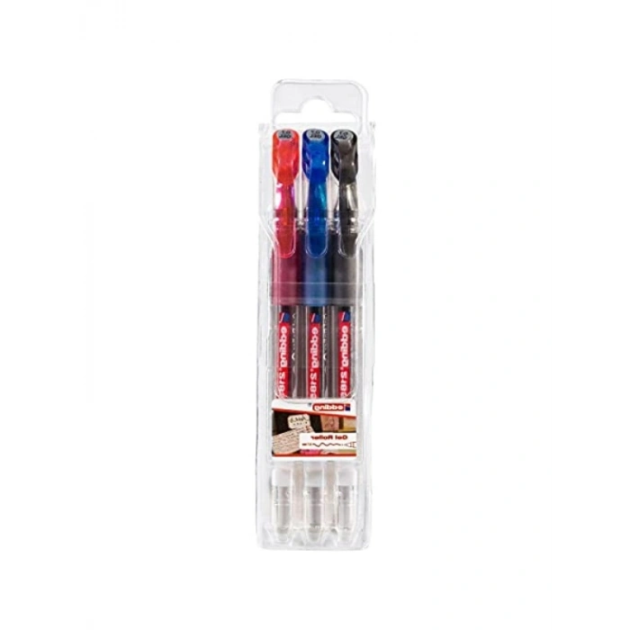 Jel Roller Kalem - 0.7 mm Uç, 3 Adet Set