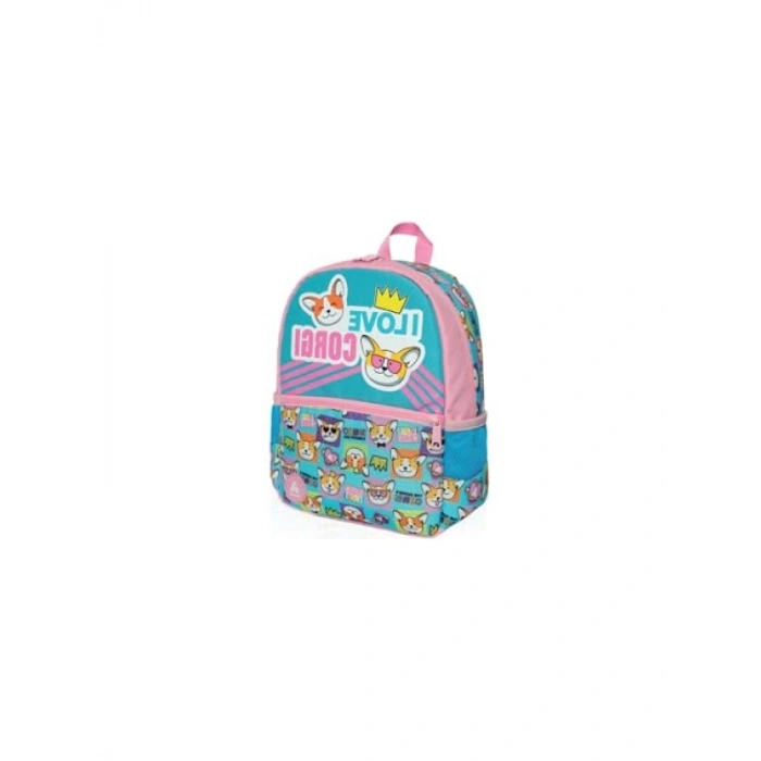 Junior Mini Çanta - Corgi Desenli, Su Geçirmez