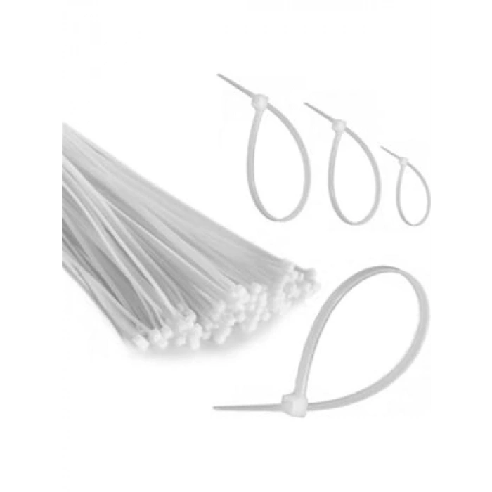 Kablo Kelepçe Bağı Seti, 100 Adet, 2.5x100mm