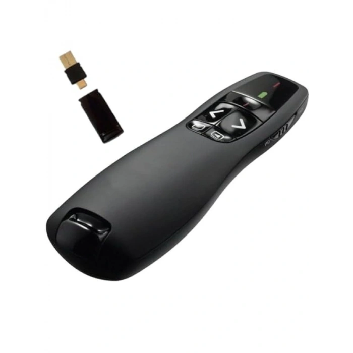 Kablosuz Sunum Kumandası - 30m Kontrol Mesafesi, Type-C ve USB Uyumlu