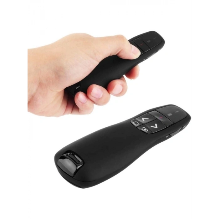 Kablosuz Sunum Kumandası - 30m Kontrol Mesafesi, Type-C ve USB Uyumlu