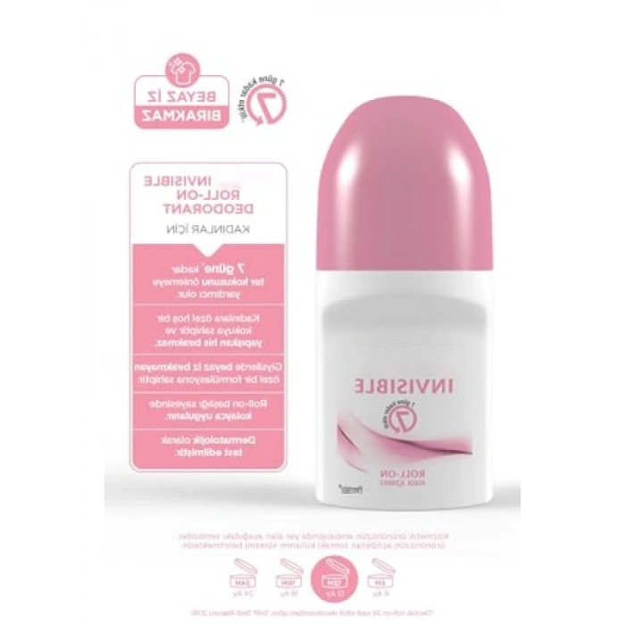 Kadınlar için 7 Gün Etkili Invisible Roll-On Deodorant 35 ml
