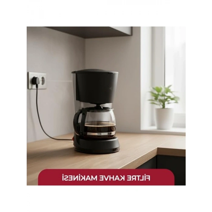Kahve Makinesi - 12 Fincan Kapasite, Termostatlı, Damlatmaz