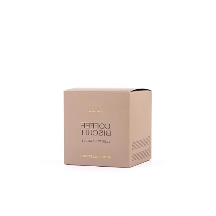 Kahve ve Vanilya Aromalı Kokulu Cam Mum, 200 gr