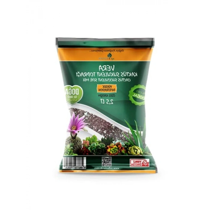 Kaktüs Sukulent Toprağı - 2.5 Litre, Teraryum İçin Uygun