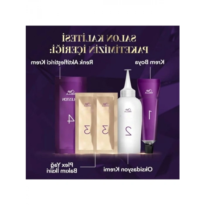 Kalıcı Işıltılı Kahve Saç Boyası - 7-77 Renk