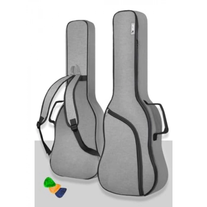 Kalın Polyester Akustik Gitar Soft Case Çanta