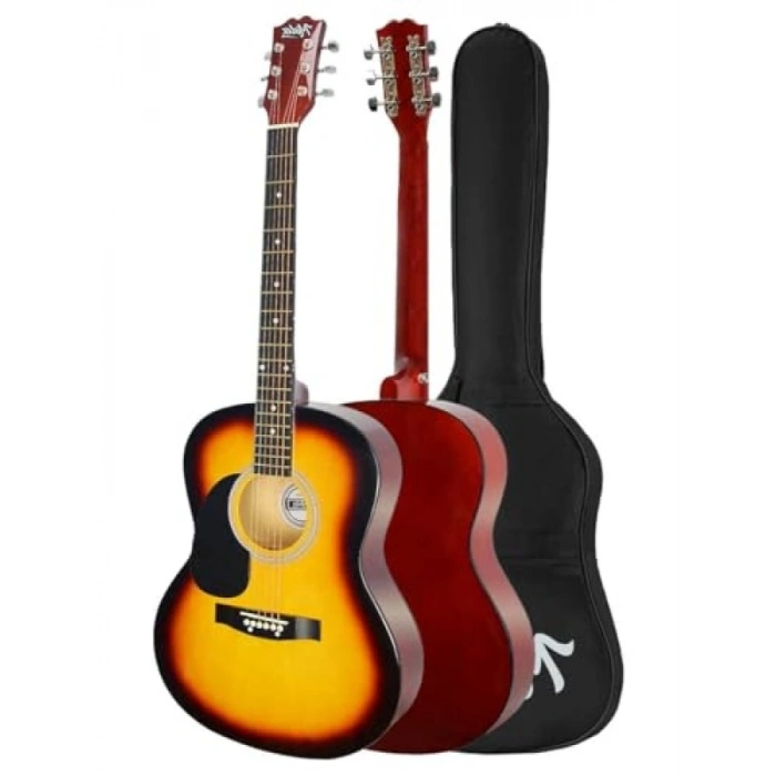 Kaliteli Akustik Gitar Seti - 40 İnç