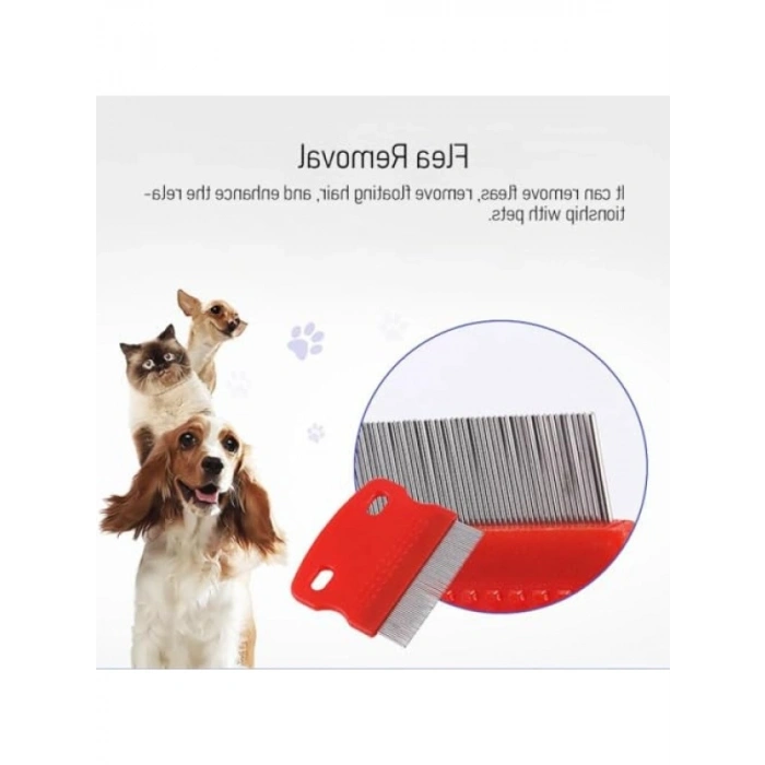 Kaliteli Kedi ve Köpek Pire ve Gözyaşı Lekesi Tarağı