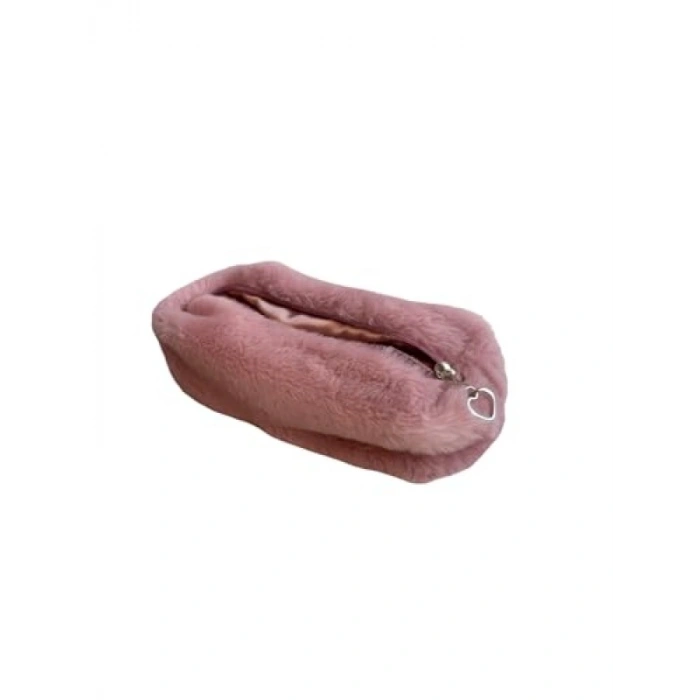 Kalpli Saten Astarlı Peluş Kalemlik