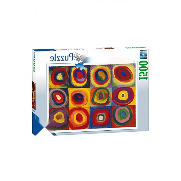 Kandinskynin 1913 Tarihli Kareler Tablosu - 1500 Parça Puzzle