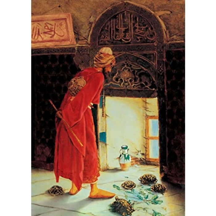 Kaplumbağa Terbiyecisi Temalı 1000 Parça Puzzle