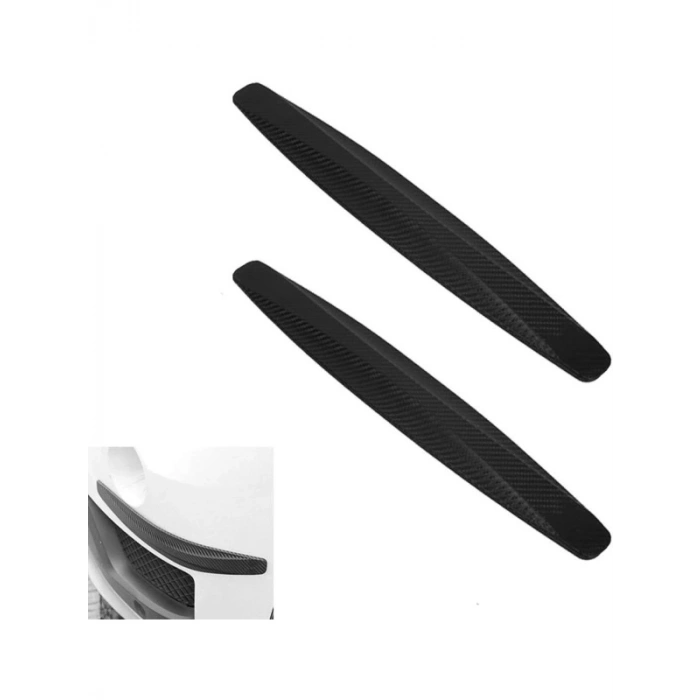 Karbon Desenli Esnek Tampon Koruma Bandı - 2li Set