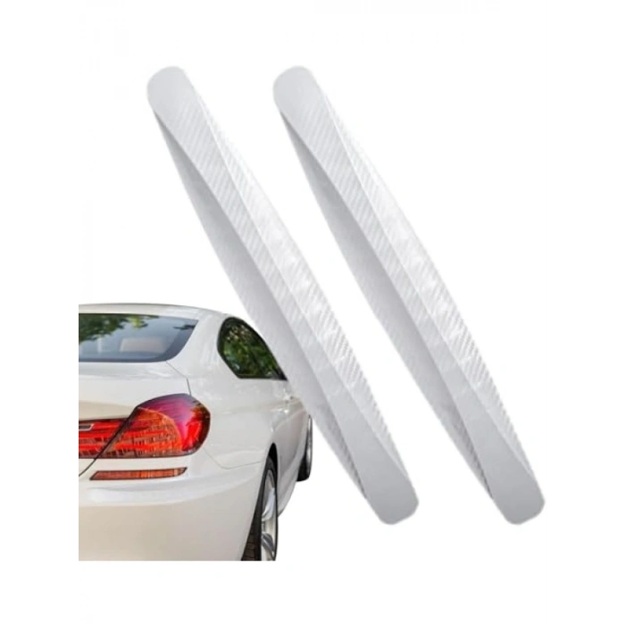 Karbon Fiber Görünümlü Tampon Koruyucu Şerit, 40,5 cm, 2 Adet