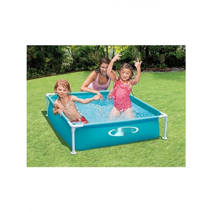 Kare Mini Yüzme Havuzu - 122 cm, Mavi