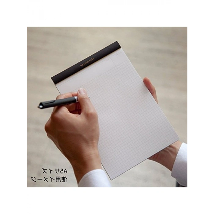 Kareli A4 Notepad - Spiralli ve 70 Yapraklı