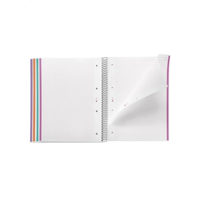Kareli Spiralli Defter, 100 Sayfa