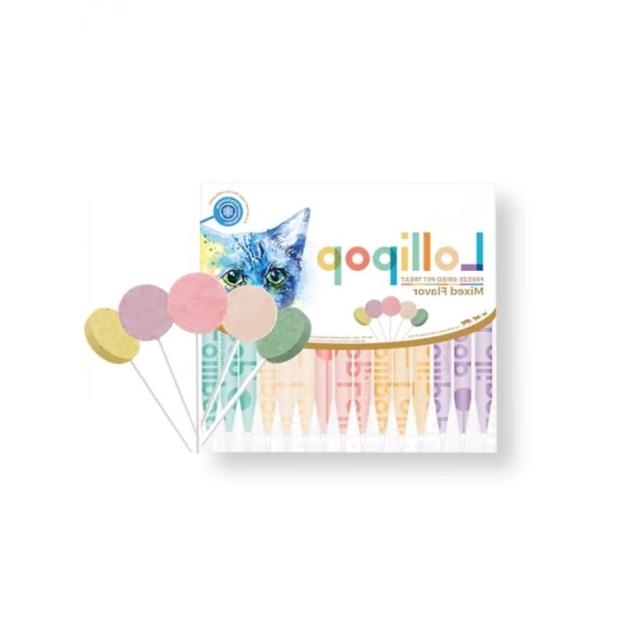 Karışık Lezzetli Kedilere Özel Lolipop, 15li Paket