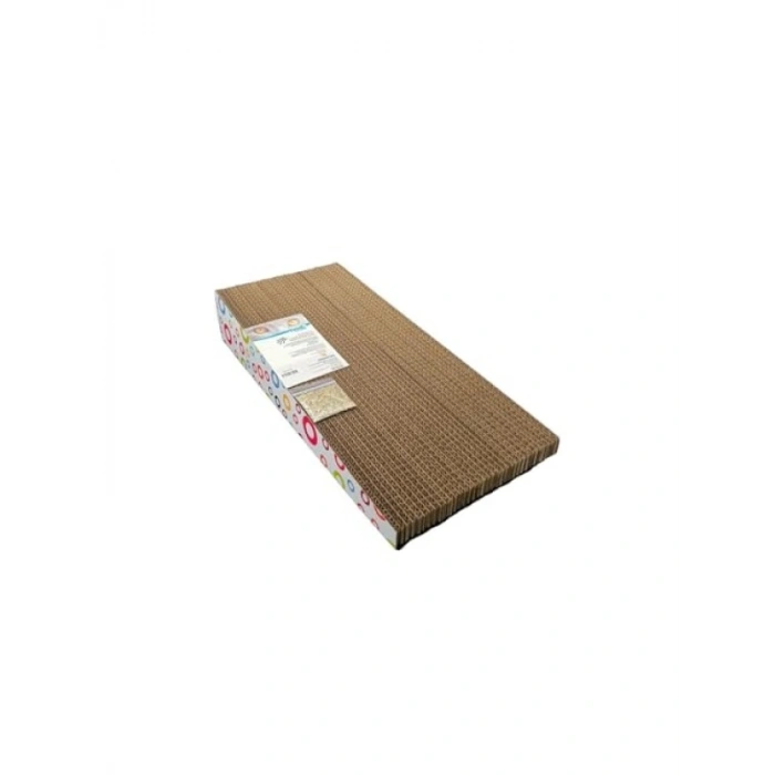 Karton Kedi Tırmalama Tahtası - 21x44x8 cm