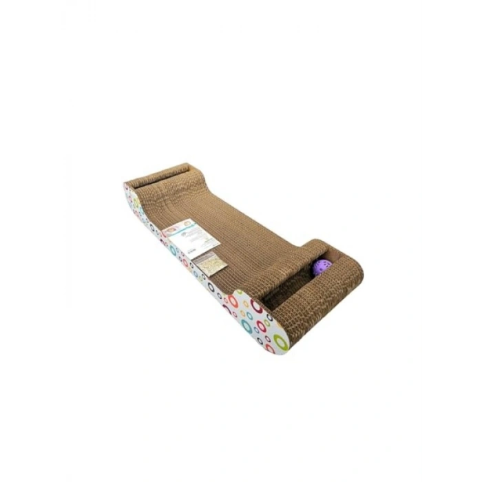 Karton Kedi Tırmalama Tahtası - 21x60x9,5 cm