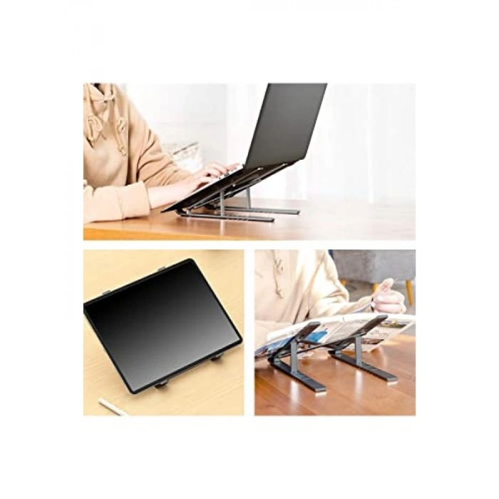 Katlanabilir Laptop Standı - Alüminyum, Portatif ve Çok Amaçlı