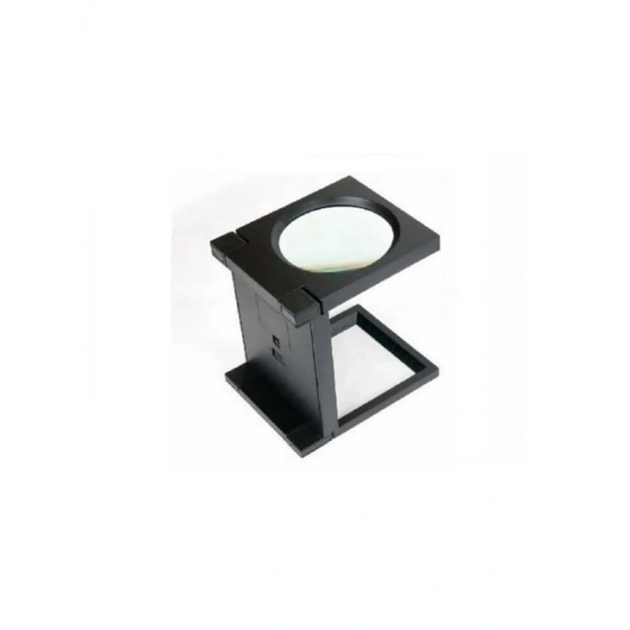 Katlanabilir Masa Üstü Büyüteç - 16 cm Lens, 3 LED Işık