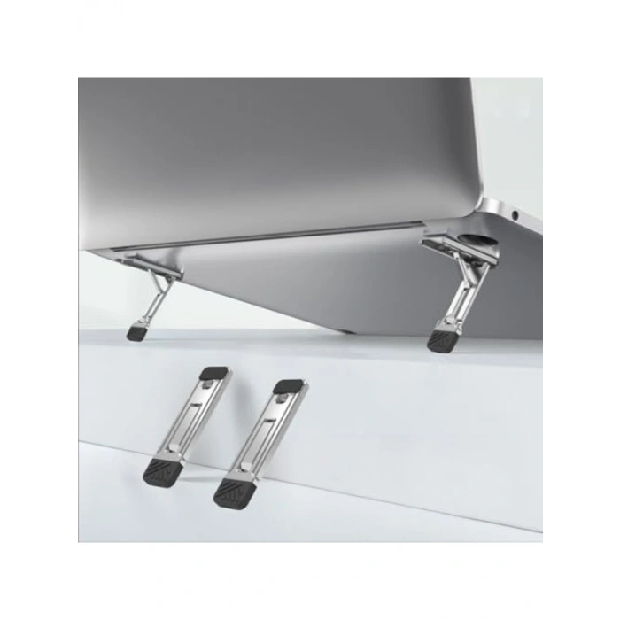 Katlanabilir Metal Laptop ve Telefon Standı - Ergonomik Tasarım