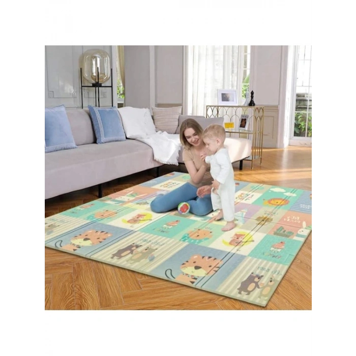 Katlanabilir Oyun Matı - 150 x 180 x 1 cm Oyun Halısı