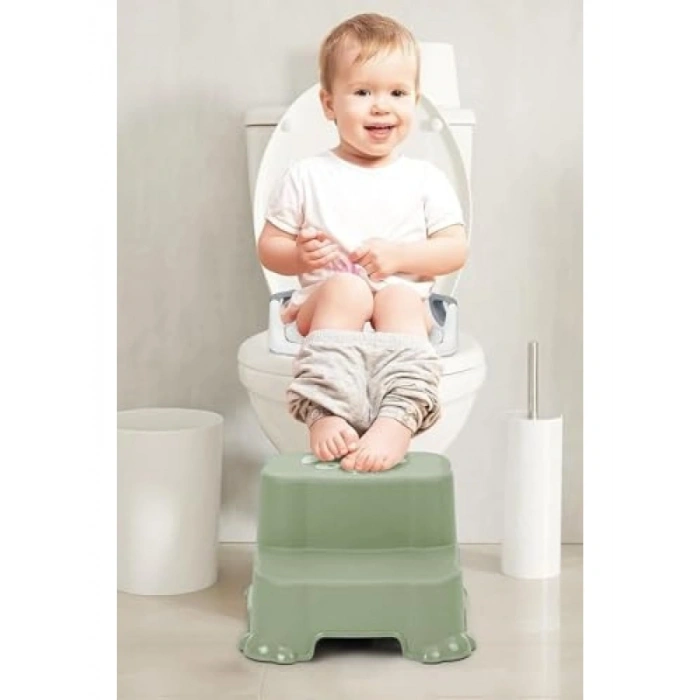 Kaydırmaz Çocuk Taburesi - İki Basamaklı Banyo Yükseltici