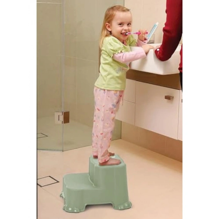Kaydırmaz Çocuk Taburesi - İki Basamaklı Banyo Yükseltici