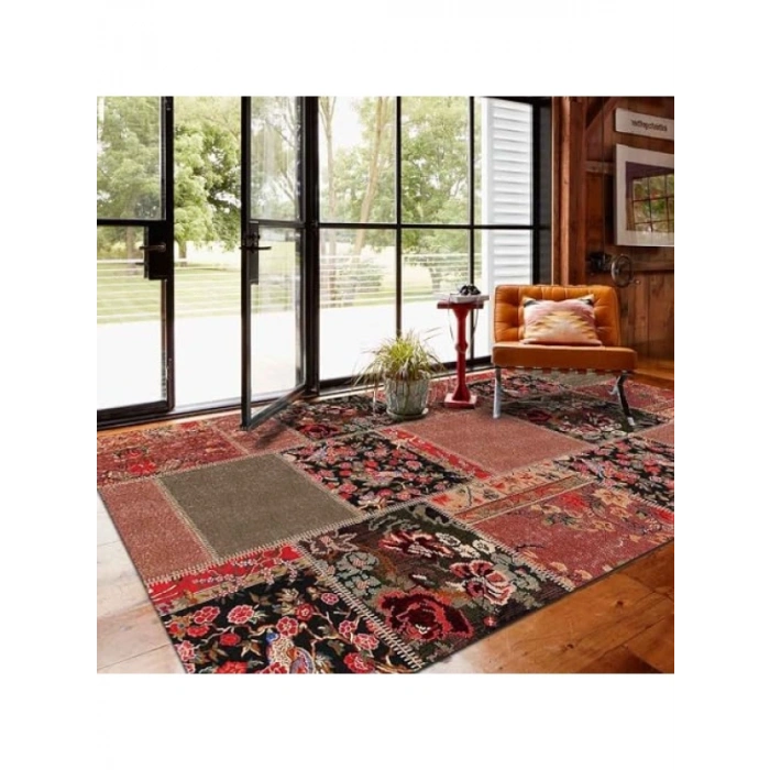 Kaydırmaz Tabanlı Yıkanabilir Salon Halısı - 100x300 cm