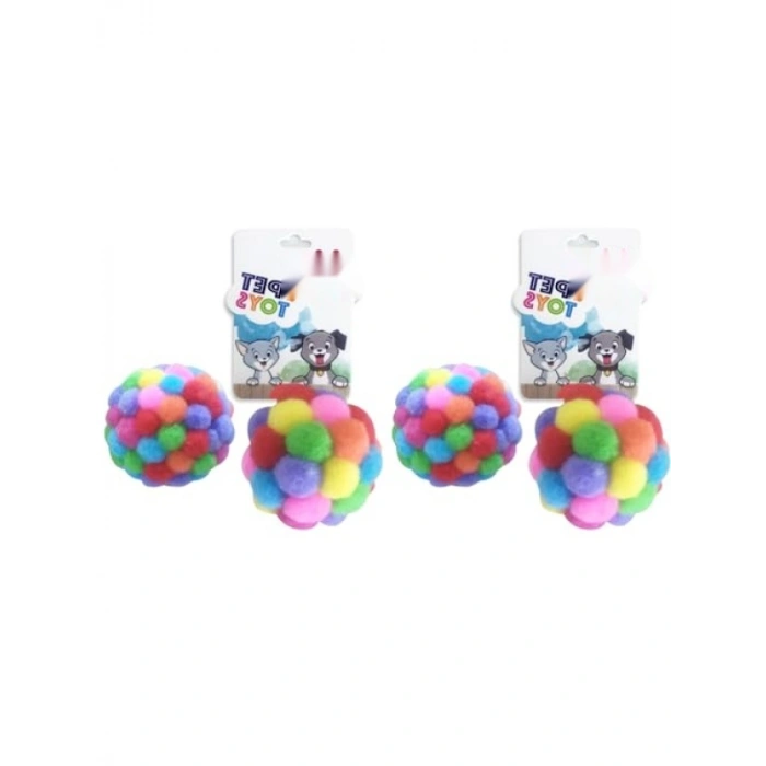 Kedi Aktiviteleri için Eğlenceli Top Oyuncakları 8 (2 Paket)