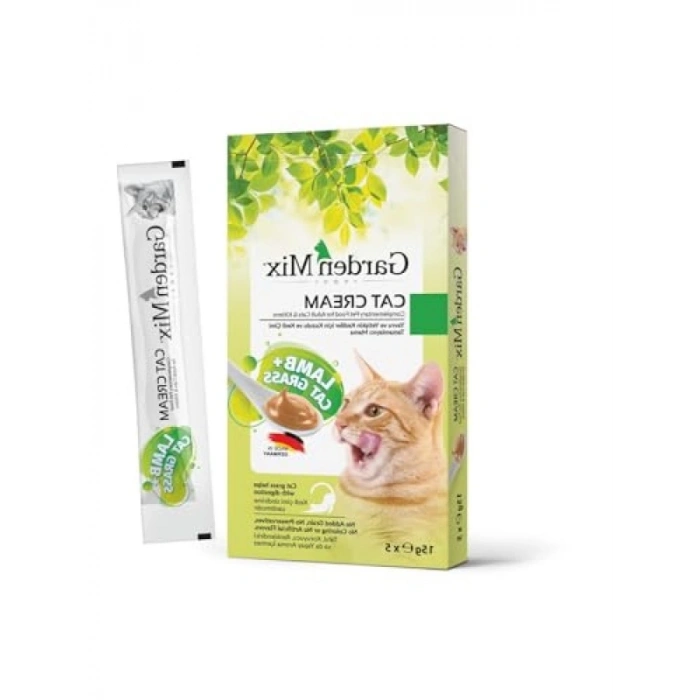 Kedi Kreması Kuzu ve Kedi Otu | 15 Gr x 5 Paket