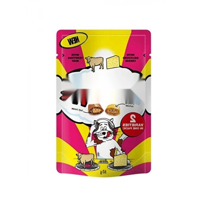 Kedi Ödül Maması - Sığırlı ve Peynirli, 60 g