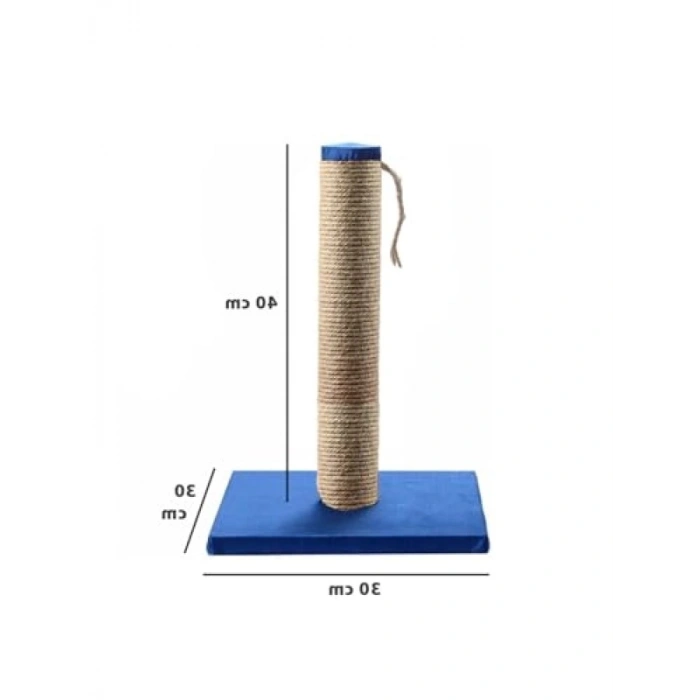 Kedi Tırmalama Tahtası ve Simit Yatağı Seti - 40 cm ve 50 cm Çap