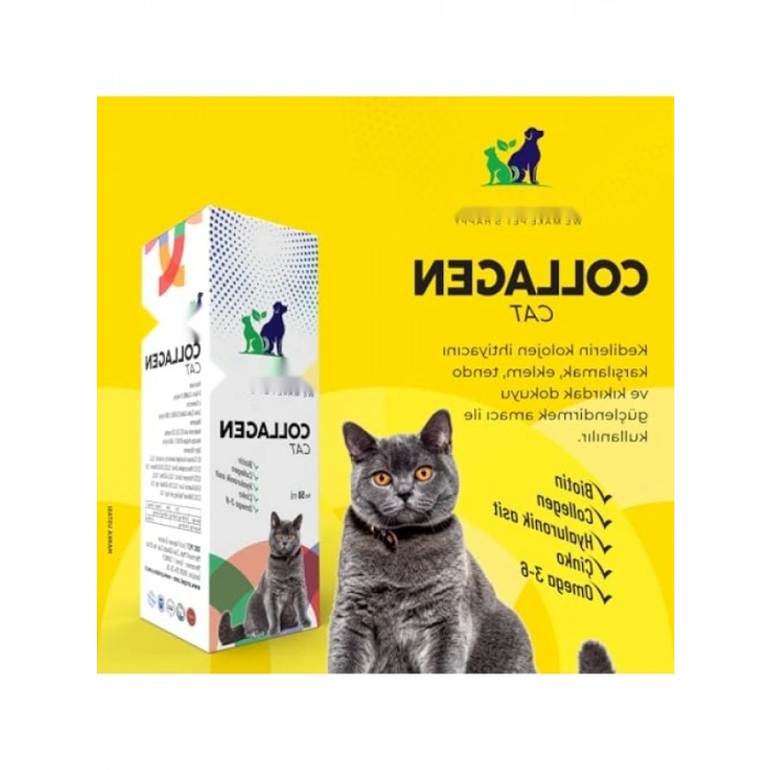 Kedi Tüy Sağlığını Destekleyen Kolajen Damla 50 ml