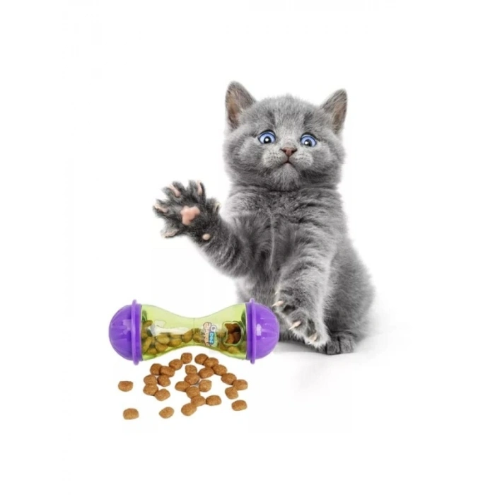 Kedi ve Köpek Ödül Maması Oyuncağı - Kum Saati 4,5x11 cm