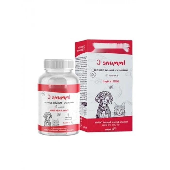 Kedi ve Köpekler İçin 75 Tablet (Immune +C)